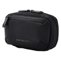 ガジェットポーチ バッグインバッグ 軽量 撥水 小物収納 衝撃吸収 スリム設計 ブラック ZSB-GP01PSBK エレコム 1個（直送品）