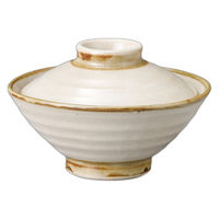 アースモス 益子風のり茶蓋付丼 tri-254137615 1セット(1個入)（直送品）