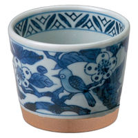 アースモス 花鳥そば猪口 tri-254138508 1セット(5個入)（直送品）