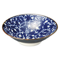 アースモス おふけ 花唐草8.0めん鉢 tri-291646007 1セット(5個入)（直送品）