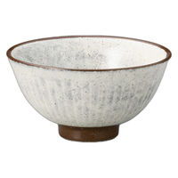アースモス 白釉飯碗 tri-312865742 1セット(5個入)（直送品）