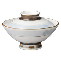 アースモス 淡彩ライン蓋付大茶 tri-312964008 1セット(1個入)（直送品）