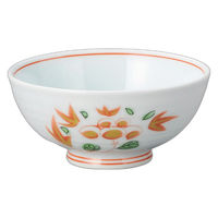アースモス 花絵飯碗 tri-312964405 1セット(5個入)（直送品）