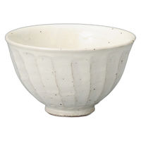 アースモス 粉引面取飯器 tri-313665707 1セット(5個入)（直送品）