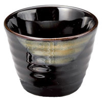 アースモス そば黒そば猪口 tri-314667138 1セット(5個入)（直送品）