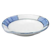 アースモス 古染市松丸小皿 tri-314667145 1セット(5個入)（直送品）