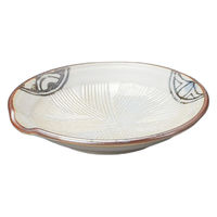 アースモス 古染七宝丸紋丸小皿 tri-314667154 1セット(5個入)（直送品）