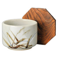 アースモス 益子ススキ蓋付飯器 tri-314963830 1セット(5個入)（直送品）