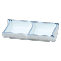 アースモス 青磁砥部風二品盛 tri-314966929 1セット(1個入)（直送品）