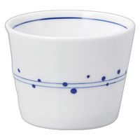 アースモス 水玉あそびそば猪口 tri-315167345 1セット(10個入)（直送品）