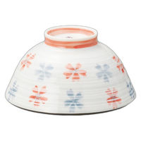 アースモス 粉引染さくら赤 中平 tri-316065551 1セット(10個入)（直送品）