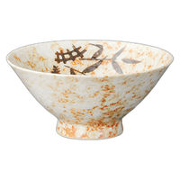 アースモス 磁器志野大茶 tri-316164321 1セット(10個入)（直送品）