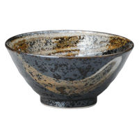 アースモス 明世荒刷毛飯碗 tri-316165027 1セット(10個入)（直送品）