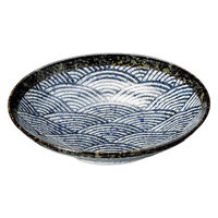 アースモス 青海波7.5麺皿 tri-316166619 1セット(5個入)（直送品）