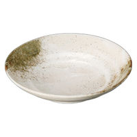 アースモス 雪志野7.5麺皿 tri-316166702 1セット(5個入)（直送品）