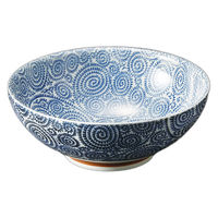 アースモス タコ唐草麺鉢 tri-316266405 1セット(5個入)（直送品）