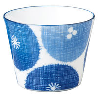 アースモス 古青藍藍花 蕎麦猪口 tri-316467319 1セット(5個入)（直送品）