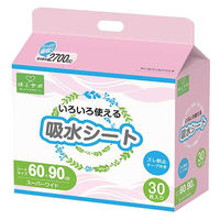 MISM 吸水シート スーパーワイド 30枚入6P 1セット(30枚入×6パック)（直送品）