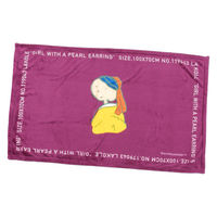 (世界の名作)ブランケット 真珠の耳飾り LAKOLE/ラコレ