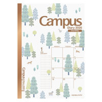 【2026年度版手帳】コクヨ キャンパスダイアリーマンスリー限定柄 A5 ニーCML14ー A5 26 1冊
