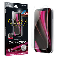 iPhone 12/iPhone 12 Pro ガラスフィルム「GLASS PREMIUM FILM」 ケース干渉しにくい スーパークリア（直送品）