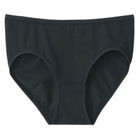 無印良品 レディース 婦人 なめらかミディショーツ 婦人Ｌ 黒 良品計画