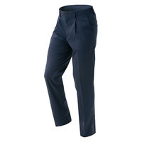 アイトス 原着ストレッチシャーリングパンツ(1タック/男女兼用)NV 6L 50505 1本（直送品）