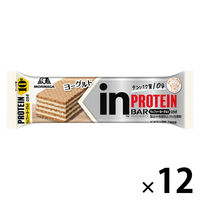 inバー（インバー）プロテイン ヨーグルト  ウェファータイプ 1セット（12本） 森永製菓　タンパク質10g　プロテインバー