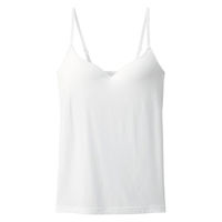 無印良品 レディース 婦人 なめらかブラキャミソール 婦人Ｍ 白 良品計画