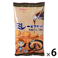 ビスケット クラッカー  ミレービスケット　黒蜜きなこ風味 120ｇ 1セット（1個×6）