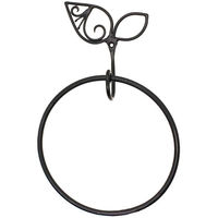 東京かんかん タオルリング アイアン スクロールリーフタオルハンガー 415844 1個（直送品）