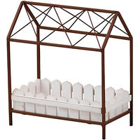 アビテ フラワースタンド ピケット ハウス ポットスタンド ホワイト 421659 1個（直送品）