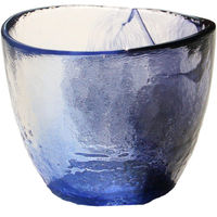 ワールド・クリエイト コップ 170ml 空のいろどり ガラス 紺碧 427900 1個（直送品）