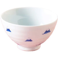 ワールド・クリエイト 飯碗 富士山 藍花 磁器 波佐見焼 青 442984 1個（直送品）