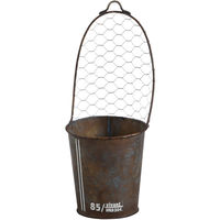 アビテ ポット ラスティック ラウンドポット アイアン 446538 1個（直送品）