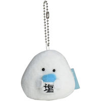 逸品社 マスコット ぎゅっとおにぎりさん ミニマスコット おにぎり ぬいぐるみ 塩 475619 1個（直送品）