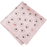 逸品社 ランチクロス 50×50cm ぎゅっとおにぎりさん ピンク 479438 1個（直送品）