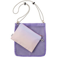 トレードワークス トラベルバッグ サコッシュ&メッシュトート ツインサコッシュ パープル 418593 1個（直送品）