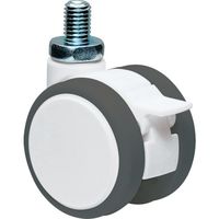 東海キャスター 東海 デザインキャスター ホワイト50径 許容荷重60kgf TFW50N12SL-22 1個 132-8280（直送品）