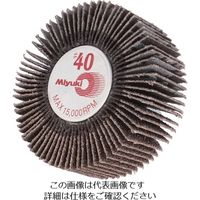 ミユキ産業 ミユキ ミニホイール X830W 80X30X6 40# MM8030-40 1セット(5個) 828-4770（直送品）