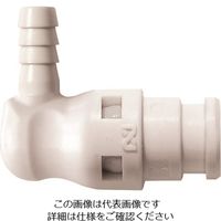 日東工器 日東 キューブカプラ相手側取付サイズ内径φ6チューブ SPC-06PHL-IVR POM 1個 129-0738（直送品）