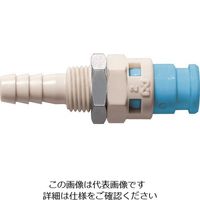 日東工器 日東 キューブカプラ相手側取付サイズ内径φ4チューブ SPC-04PHB-VL-BLU POM 1個 129-0751（直送品）