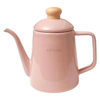 ドリップポット 1.0L ホーロー アッシュピンク CTP-1.0DP.AP 1個 IH・ガス火対応 富士ホーロー