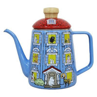 ムーミンハウス ドリップポット 1.0L ホーロー MOH-1.0DP 1個 IH・ガス火対応 富士ホーロー