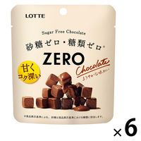 チョコレート菓子 ゼロ　シュガーフリーチョコレート　40g 1セット（1個×6）