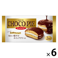チョコレート菓子 チョコパイ　パーソナルパック　2個入 1セット（1個×6）