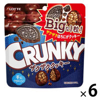 チョコレート菓子 クランキービッグパウチ　ザクザククッキー　72g 1セット（1個×6）