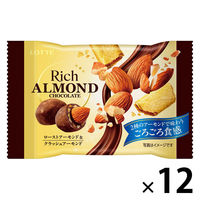チョコレート菓子 リッチアーモンドチョコレート　ポップジョイ　35g 1セット（1個×12）