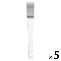 キッチンブラシ コゲ落とし 油汚れ 本体＋取り替え用シート1枚 日本製 1セット（1個×5）まめいた