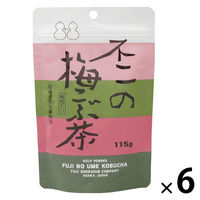 不二食品 不二の梅こぶ茶 1セット（115g×6袋）